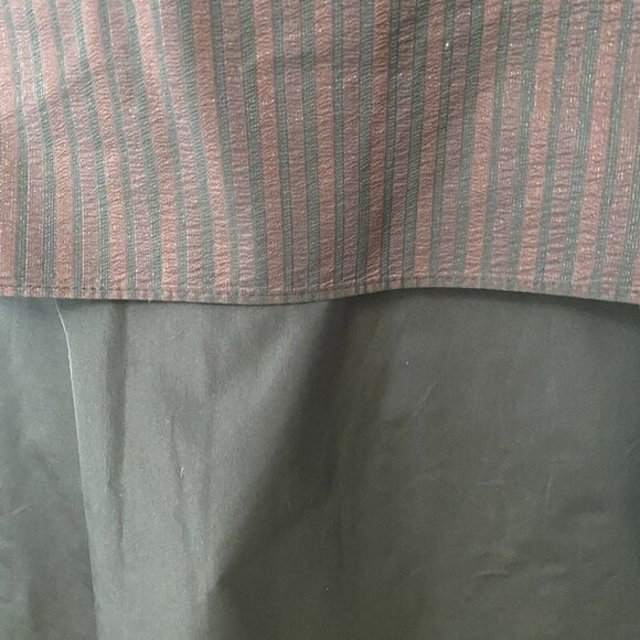 Pamela Milano Modest Set Outfit Skirt Blouse Top Size 50 Stripes - Picture 6 of 13